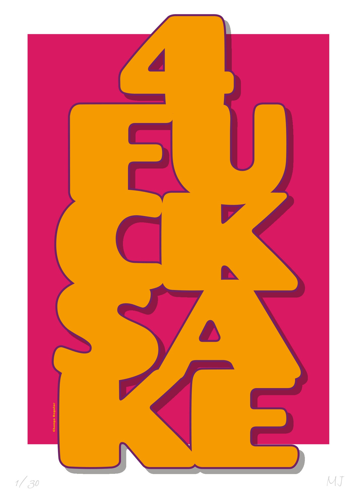 4-FUC Limited Edition print