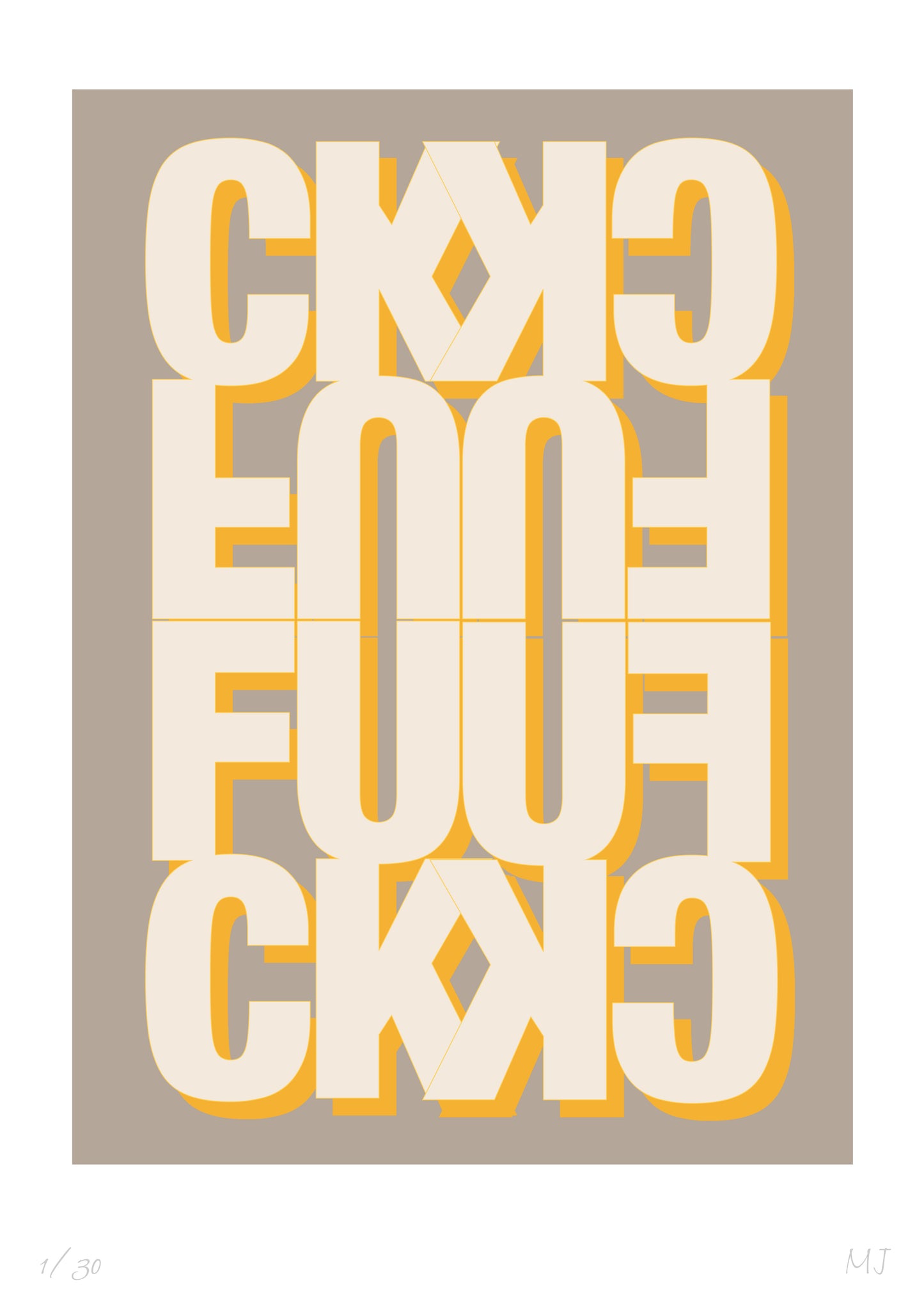 4-FUC Limited Edition Print
