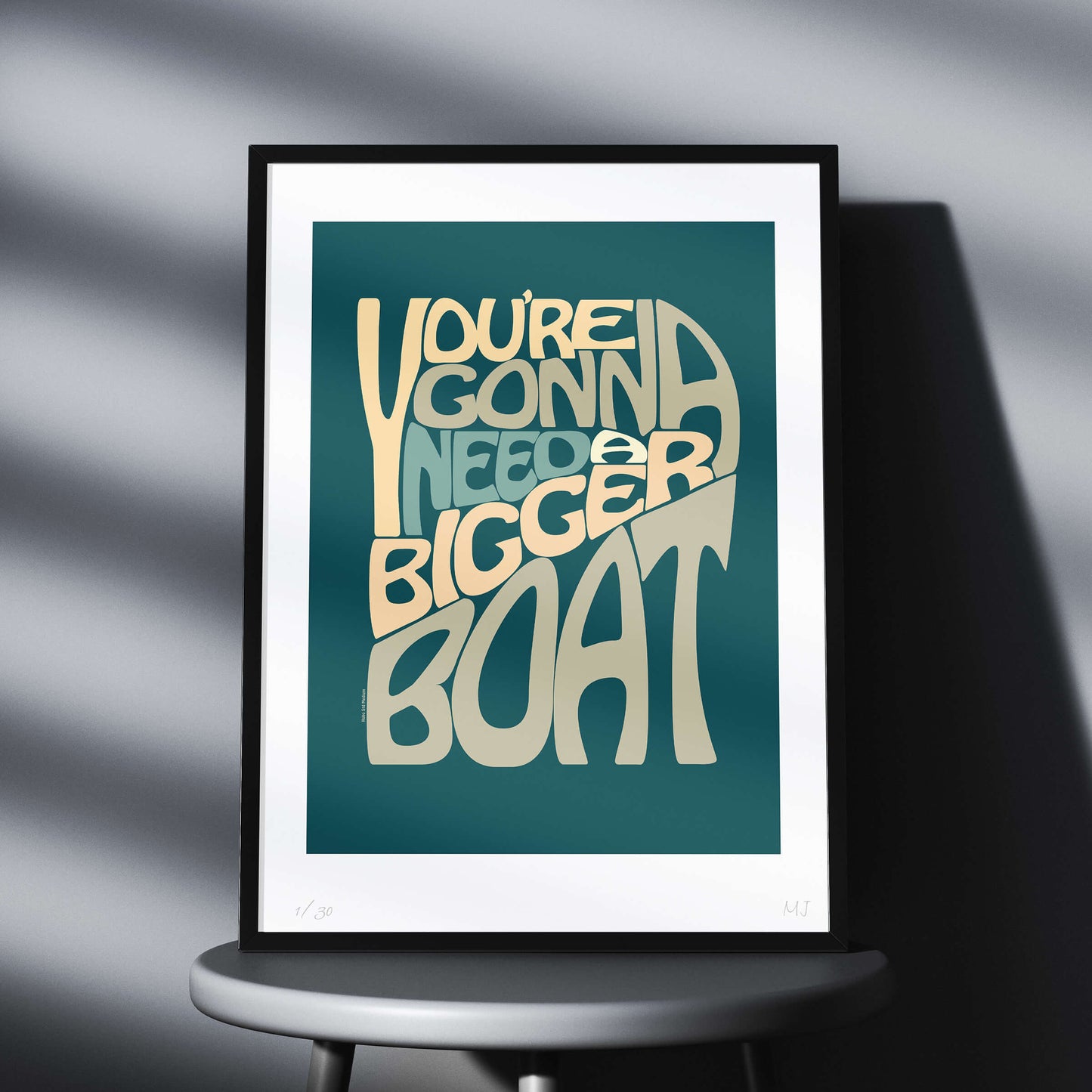 GONNA NEED A BIGGER BOAT Limited Edition Print