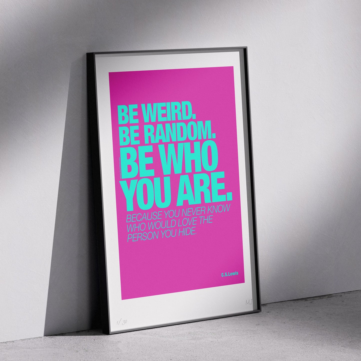 C.S.LEWIS Limited Edition Print