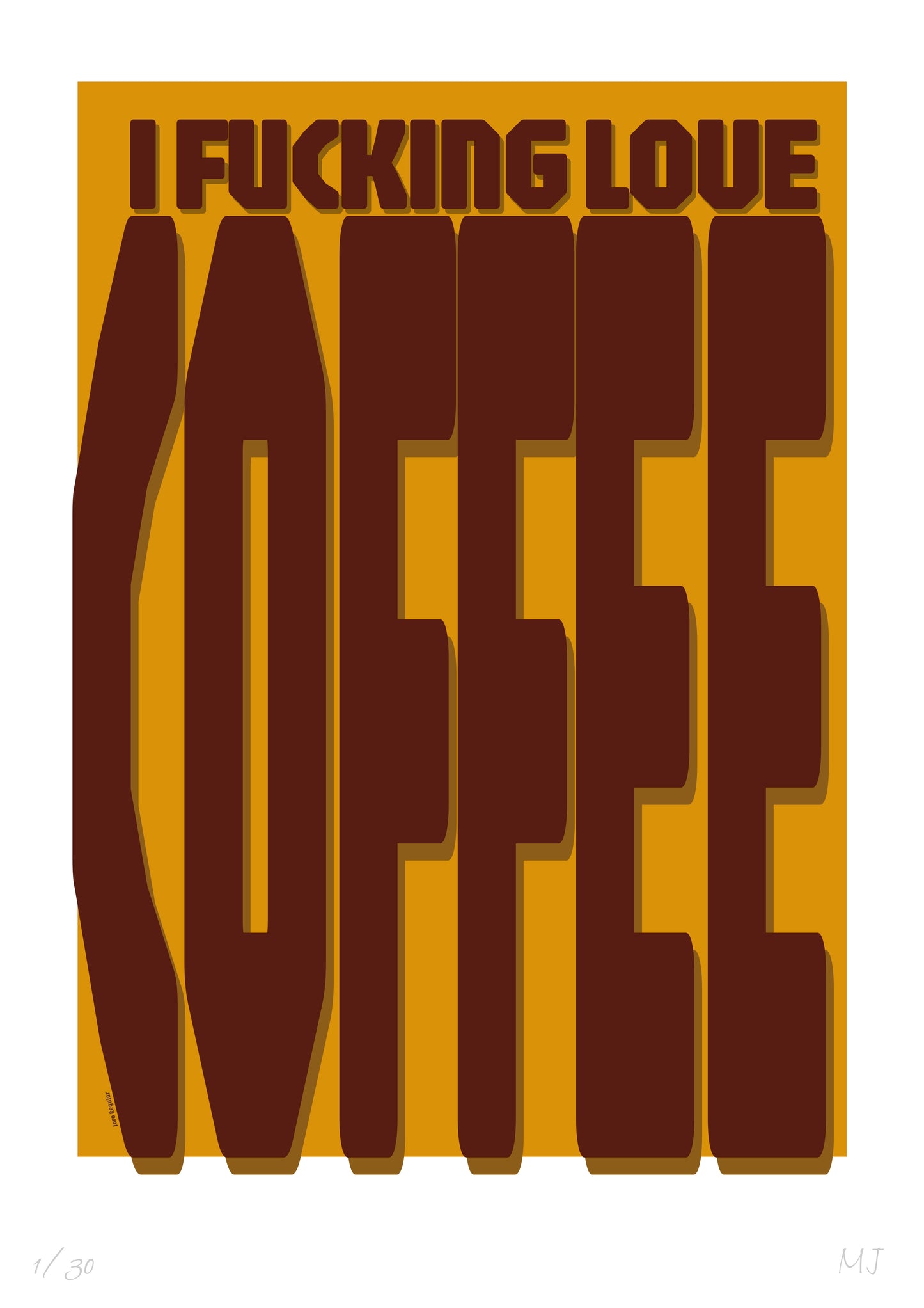 COFFEE Limited Edition Print