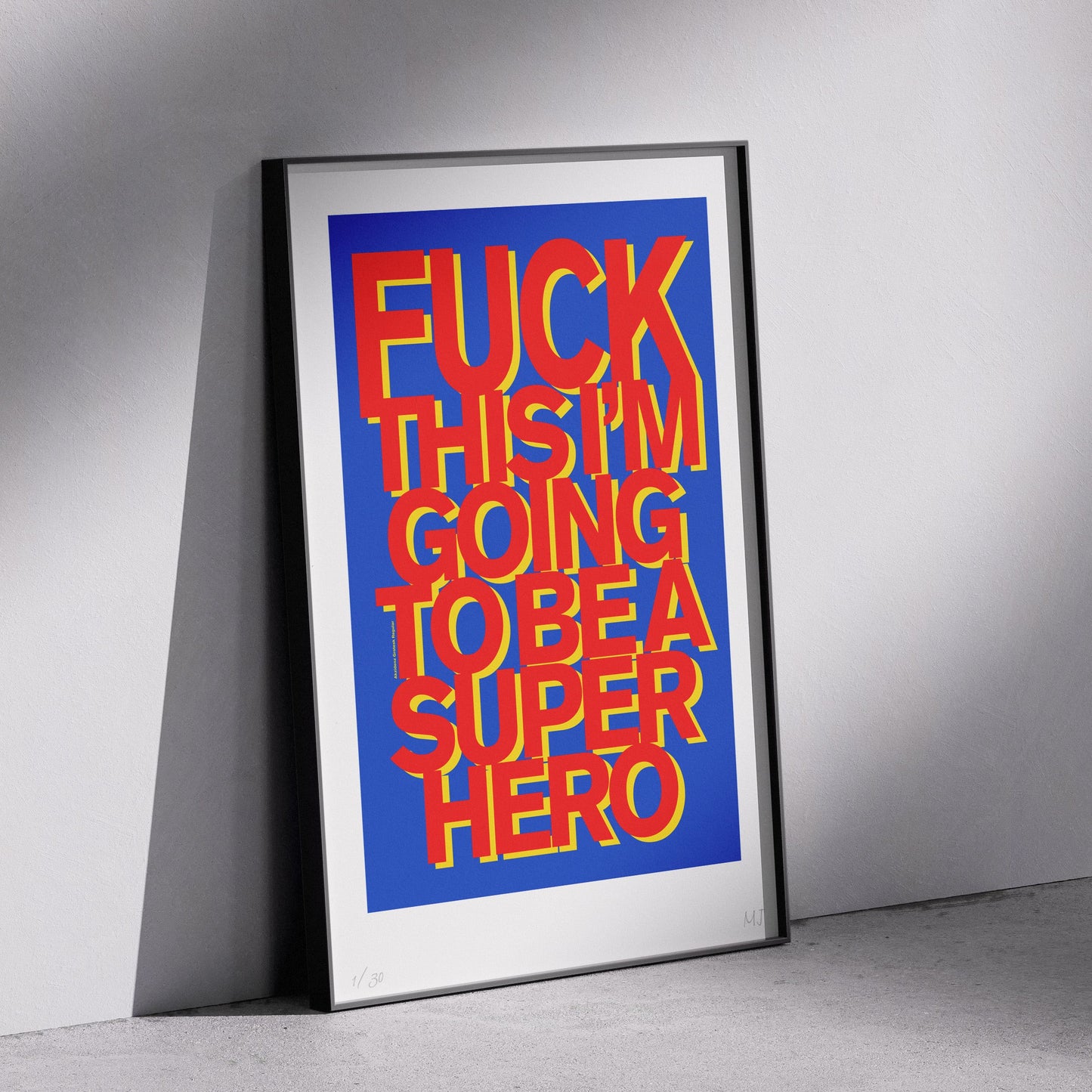 SUPERHERO Limited Edition Print