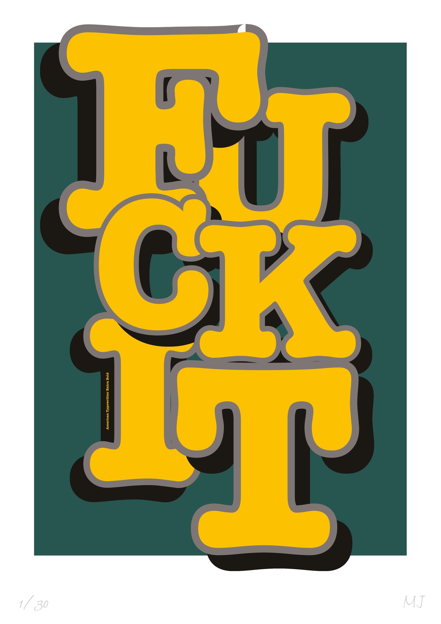 F-IT Limited Edition Print