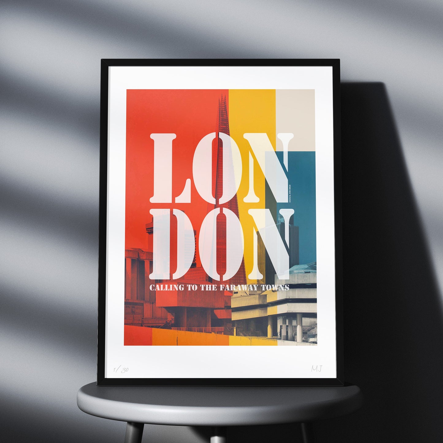 LONDON THE CLASH Limited Edition Print