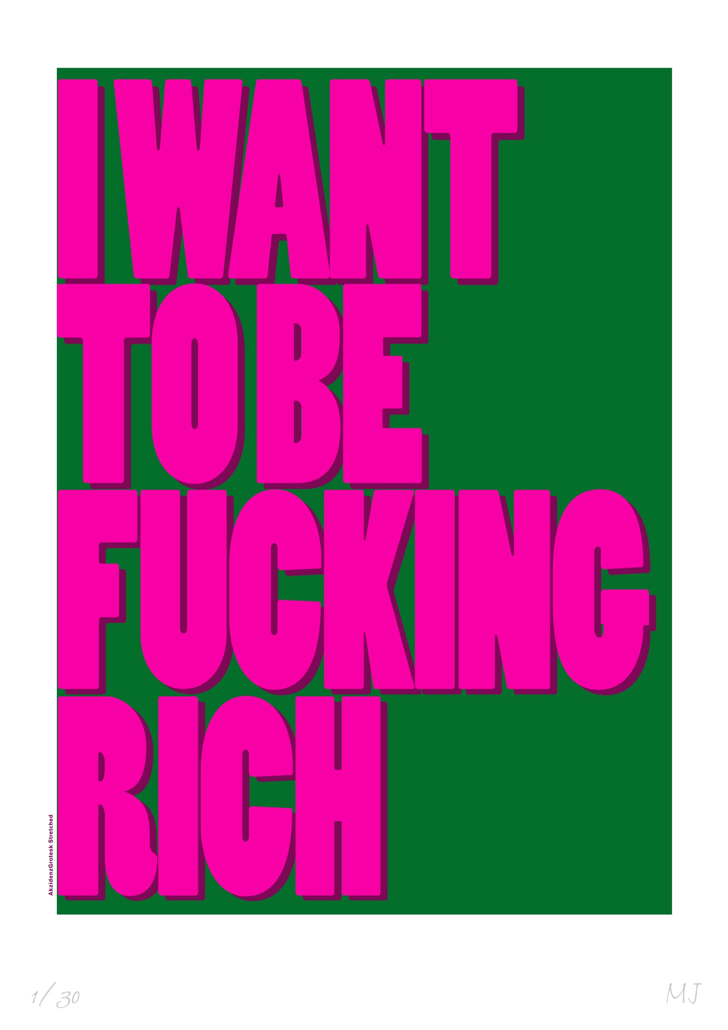 RICH Limited Edition Print
