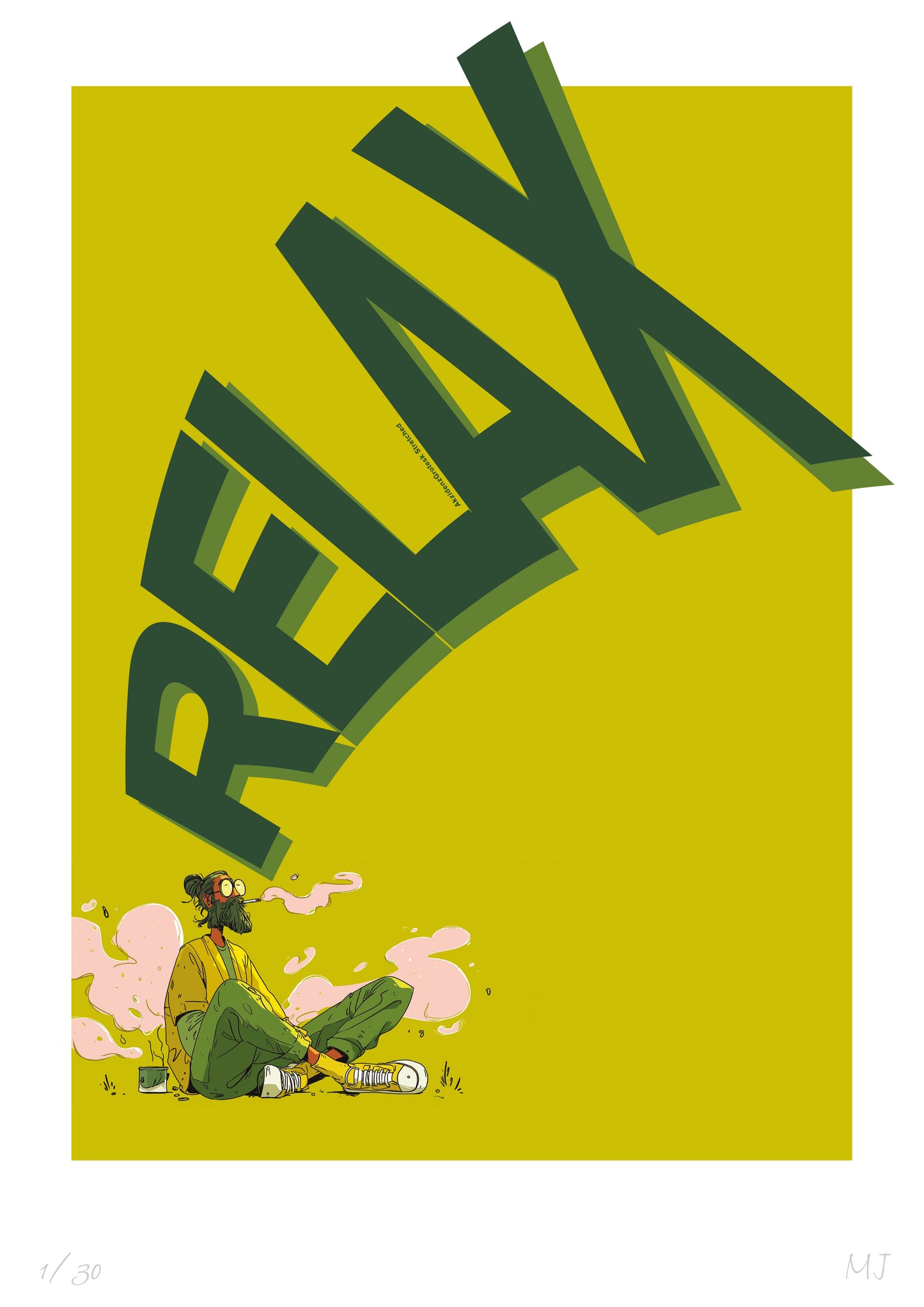 RELAX Limited Edition Print