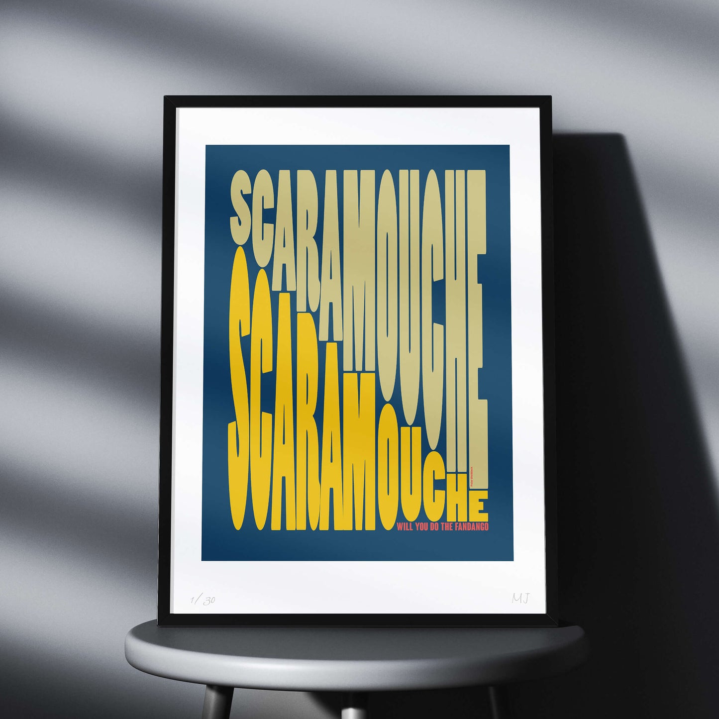 SCARAMOUCHE SCARAMOUCHE WILL YOU DO THE FANDANGO Limited Edition Print