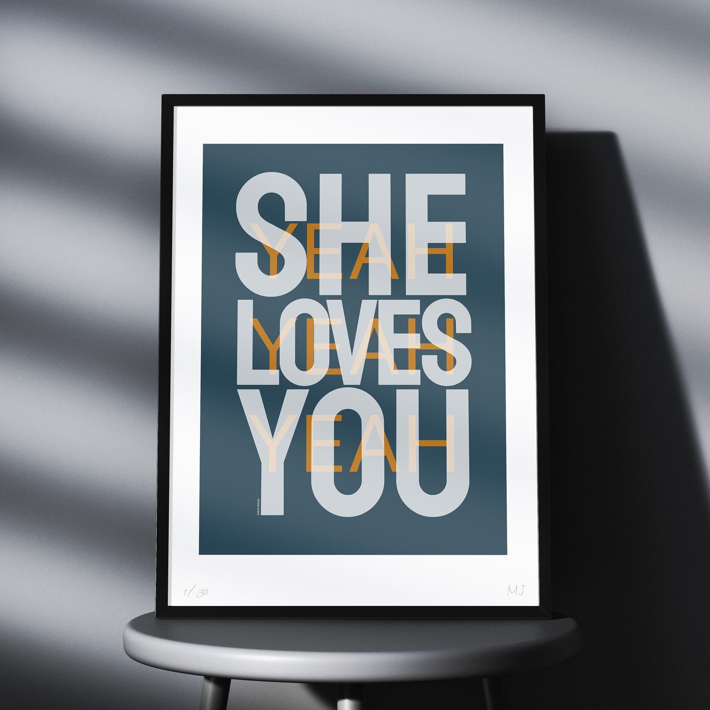 SHE LOVES YOU YEAH YEAH YEAH Limited Edition print