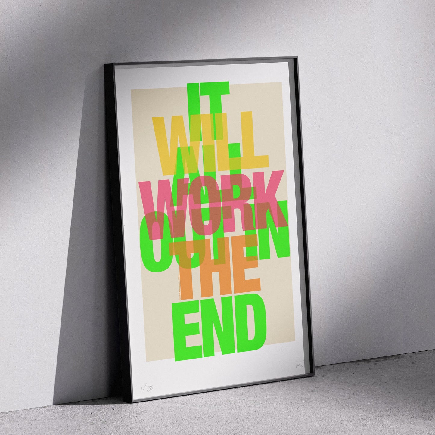 THE END Limited Edition Print