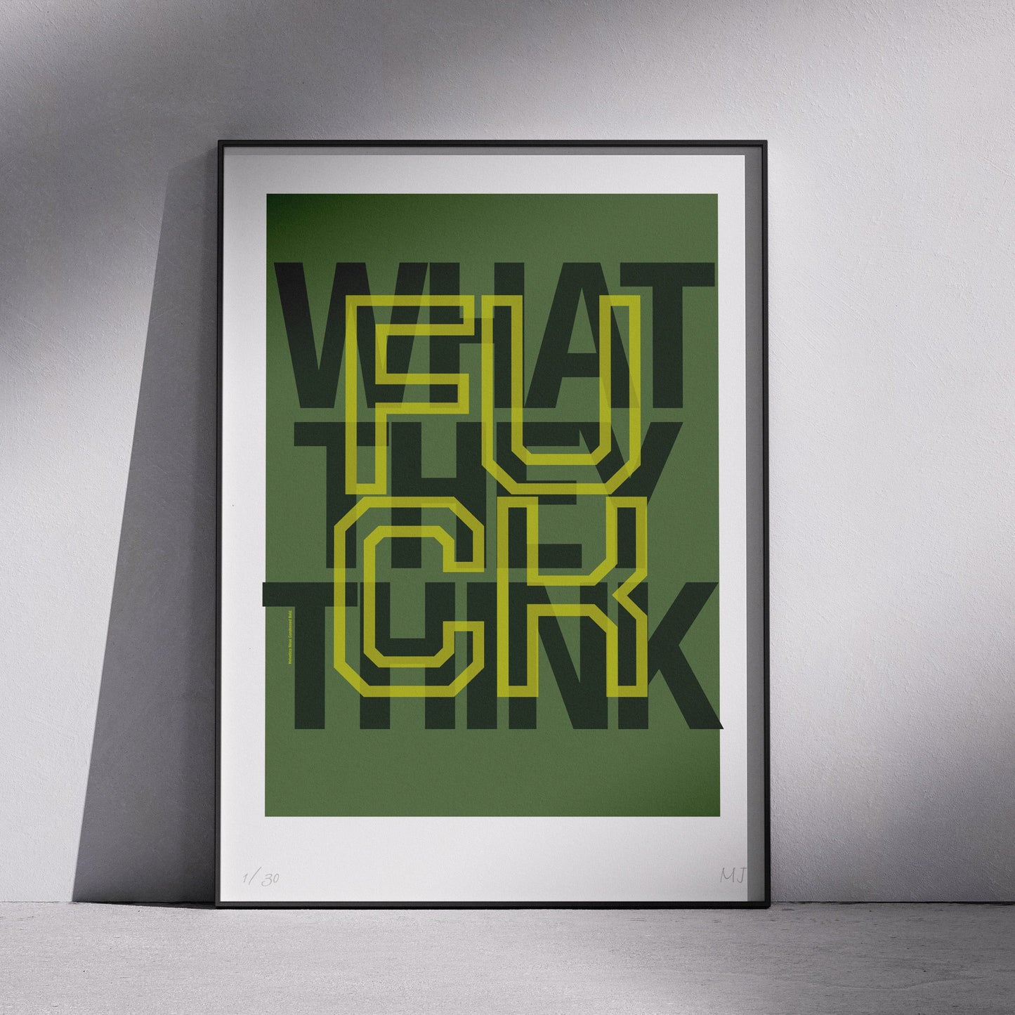 THINK Limited Edtion Print