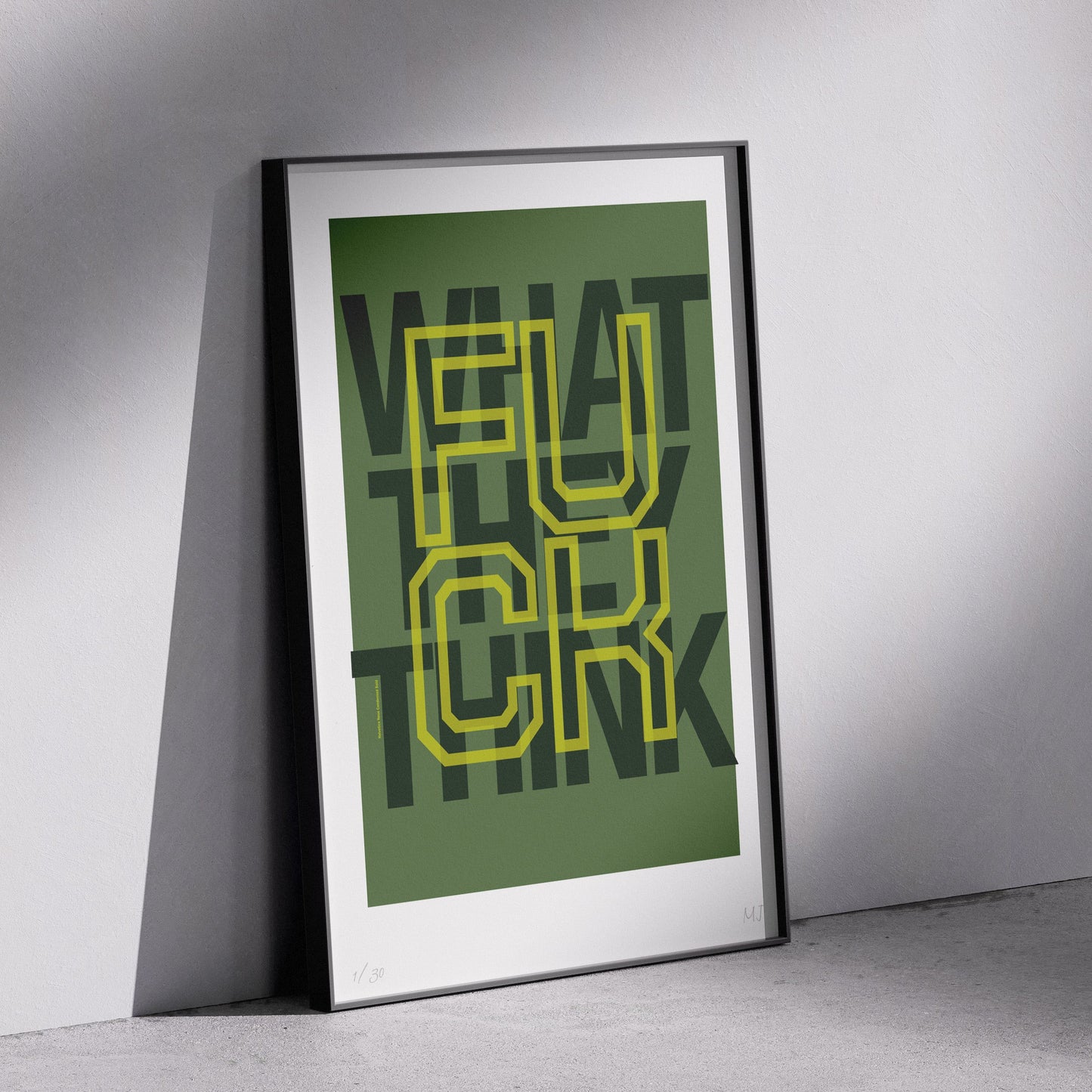 THINK Limited Edtion Print