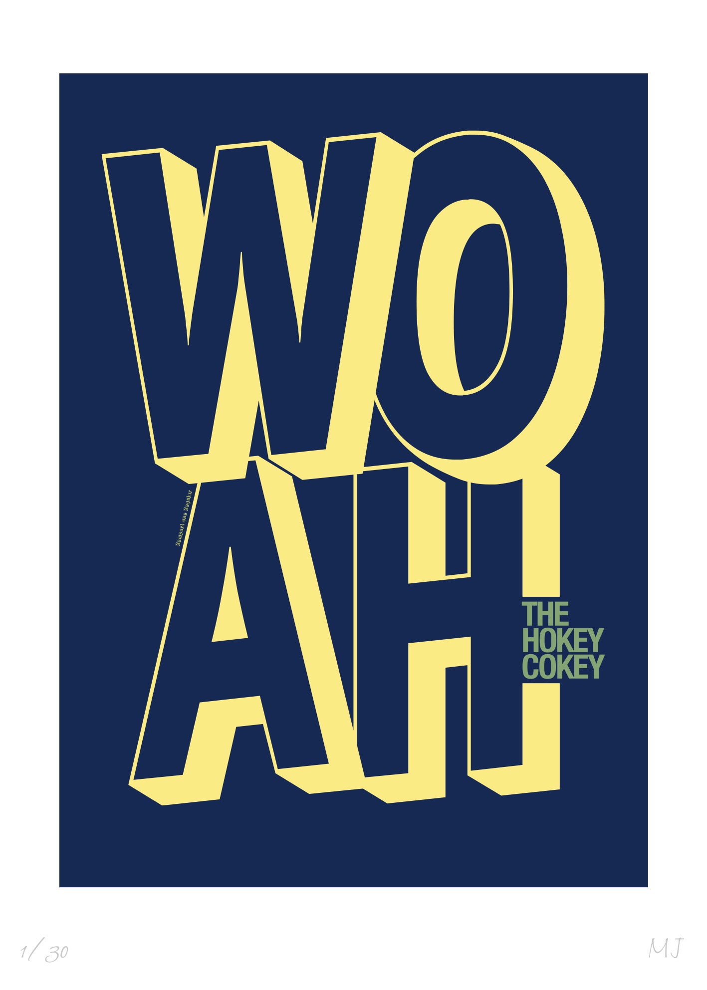 THE HOKEY COKEY Limited Edition Print