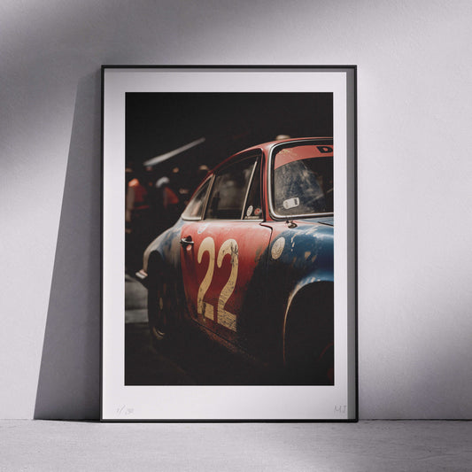 Vintage 911 Race Limited Edition Print