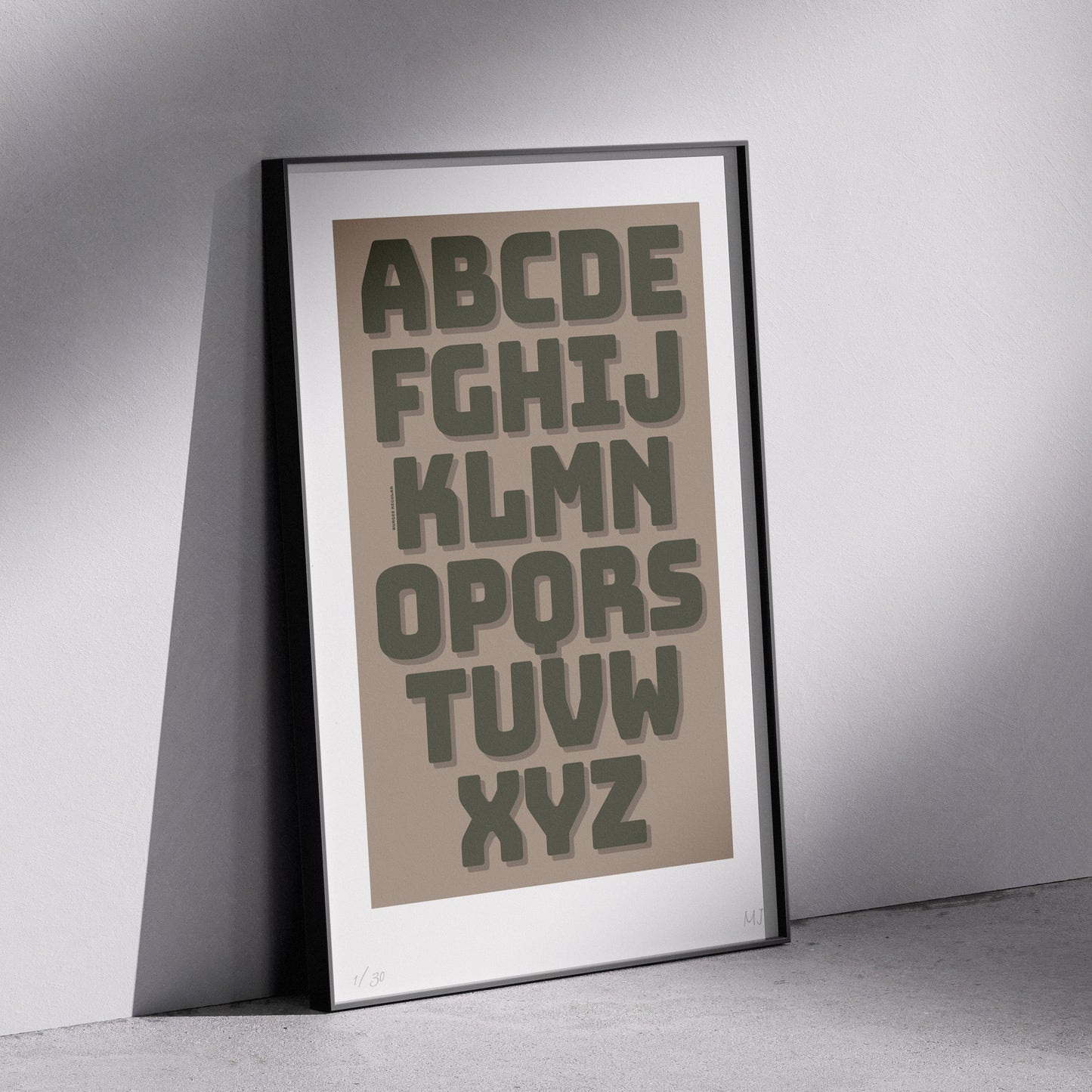 ABC LIMITED EDITION PRINT
