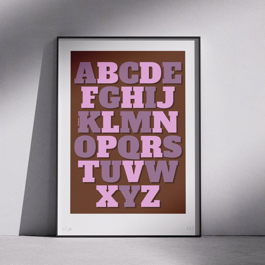 ALPHABET Limited Edition Print
