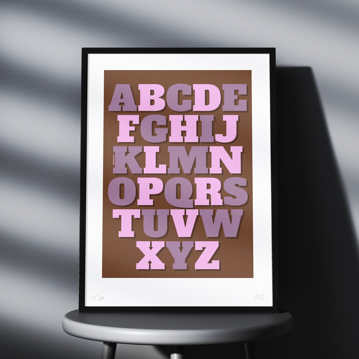 ALPHABET Limited Edition Print