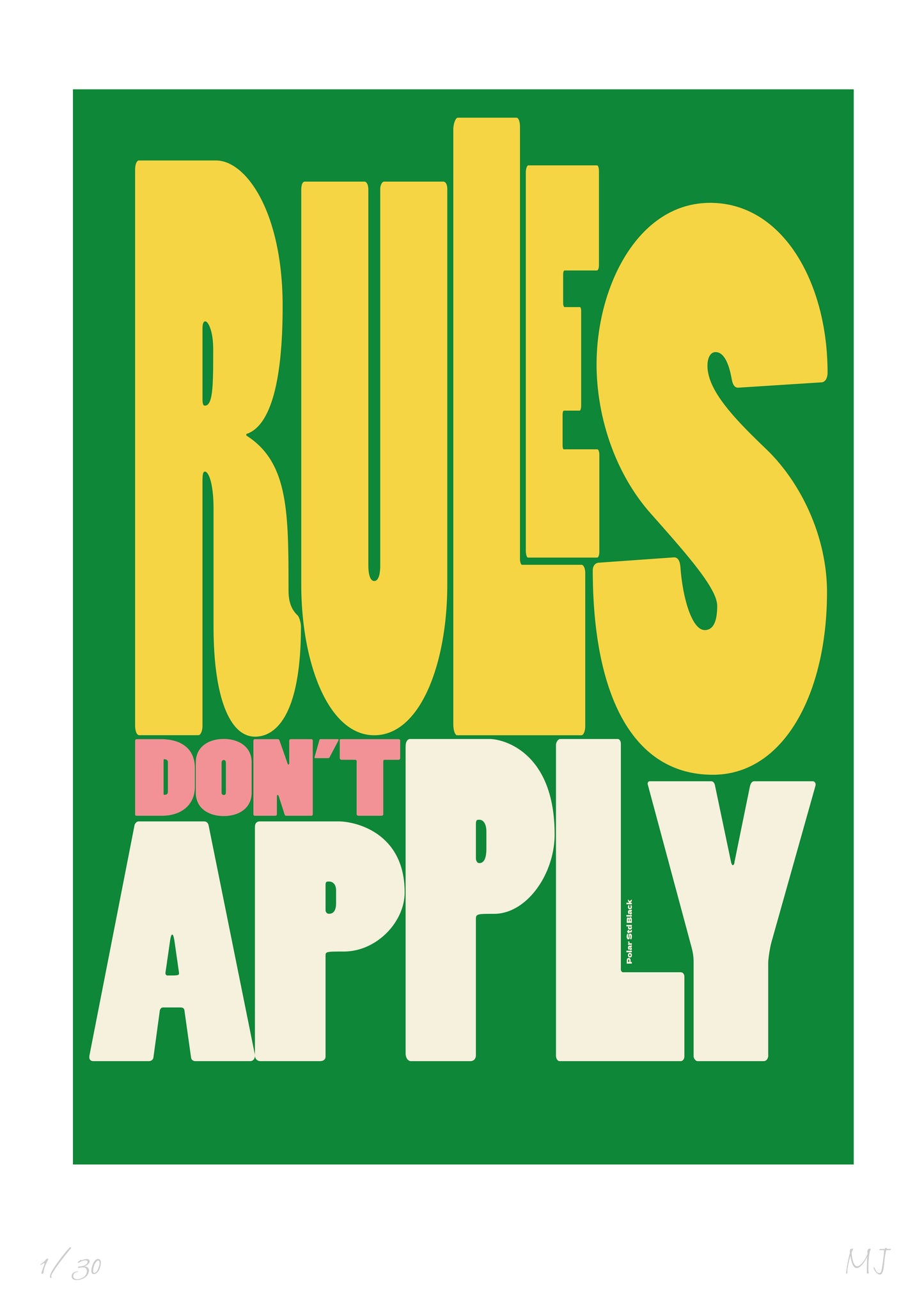 APPLY Limited Edition Print