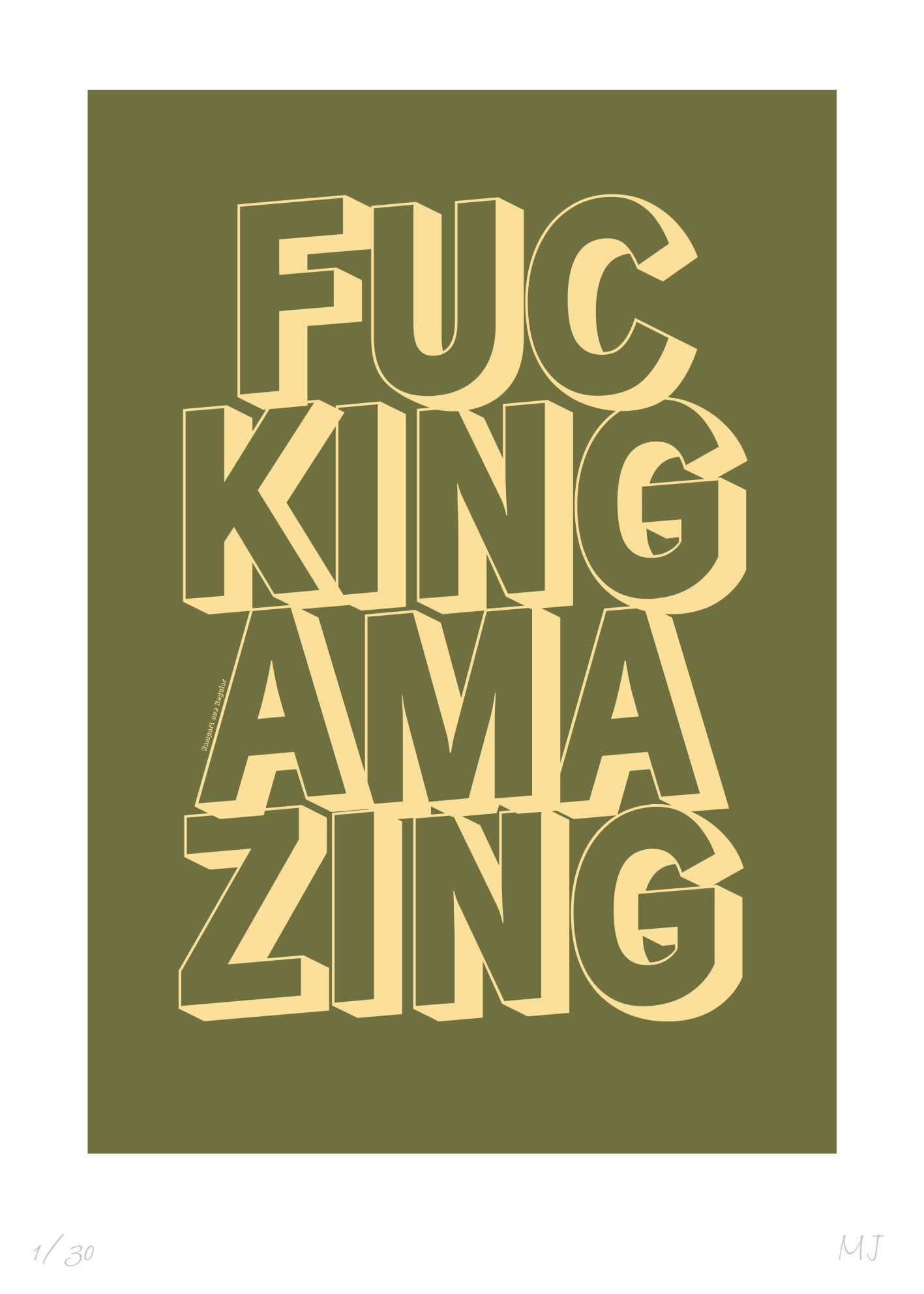 AMAZ Limited Edition Print