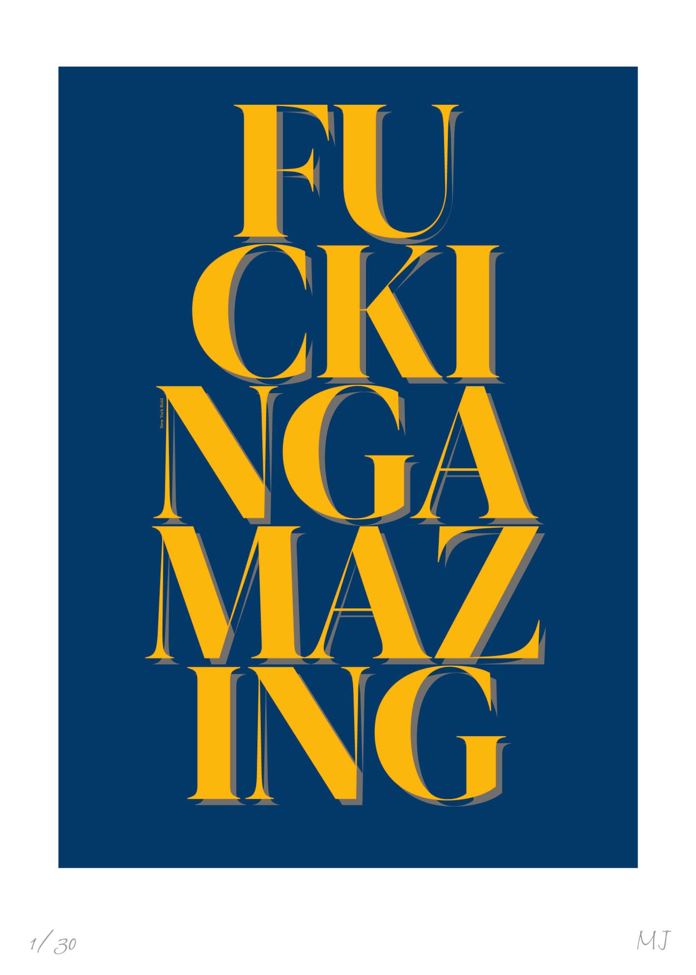 Amazing Limited Edition Print