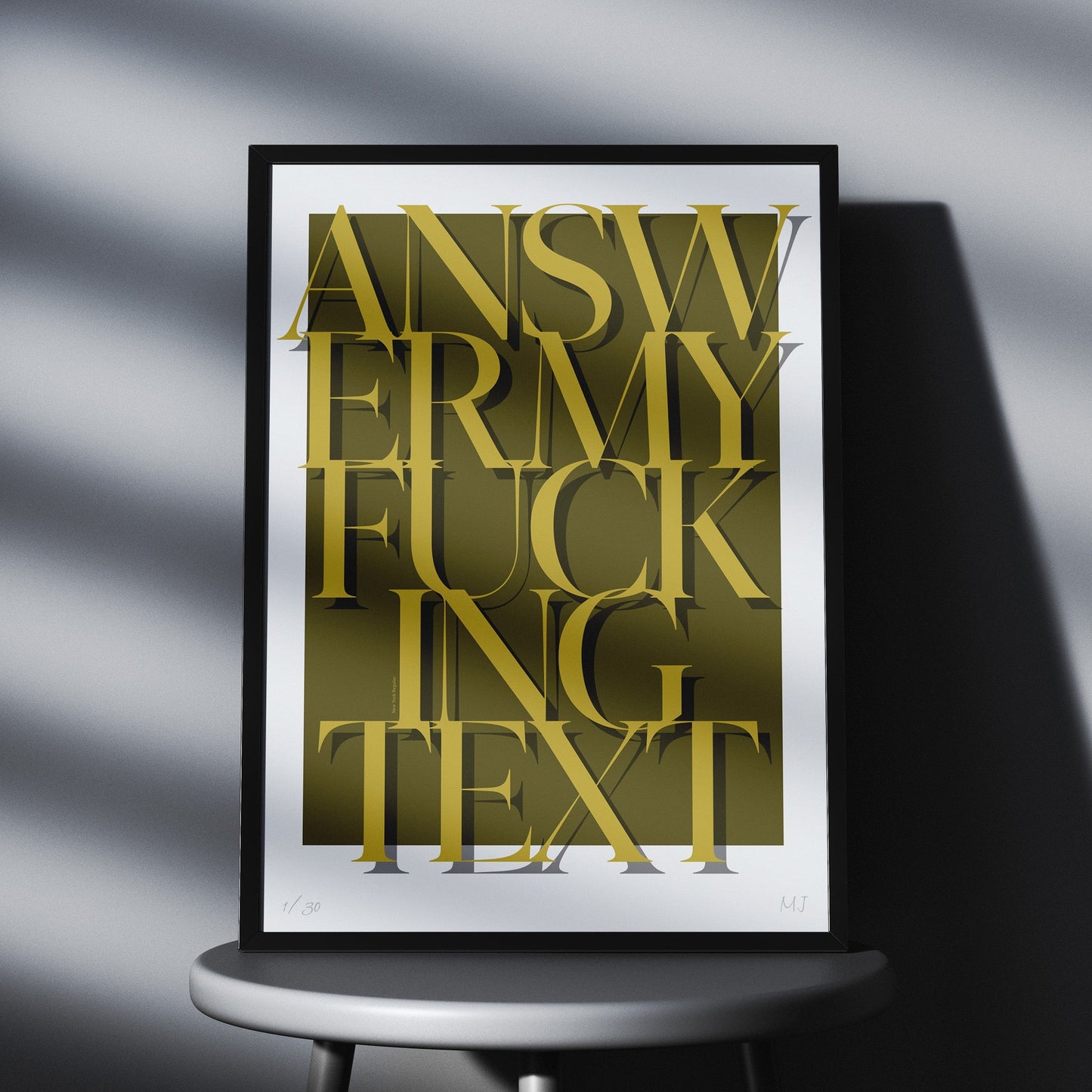 ANSWER Limited Edition Print