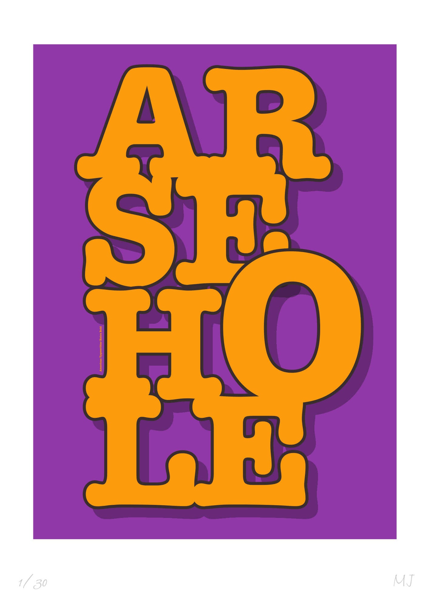 HOLE Limited Edition Print