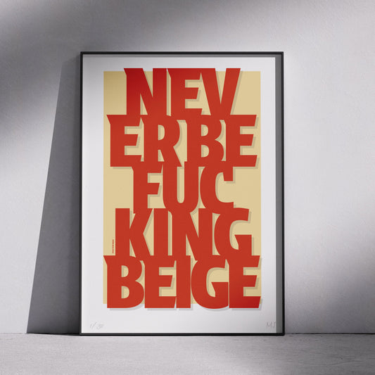 BEIGE Limited Edition Print
