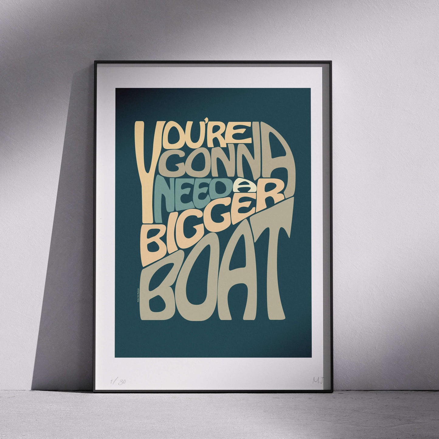 GONNA NEED A BIGGER BOAT Limited Edition Print