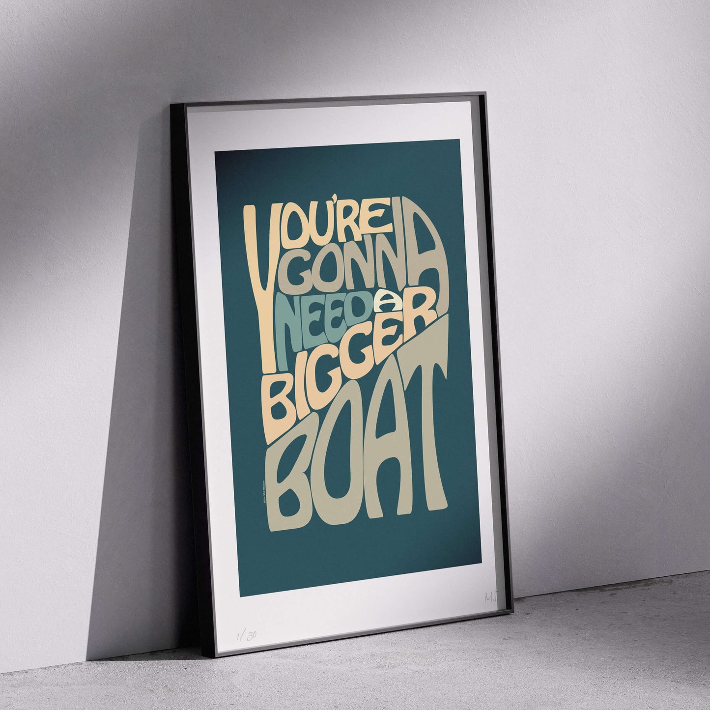 GONNA NEED A BIGGER BOAT Limited Edition Print