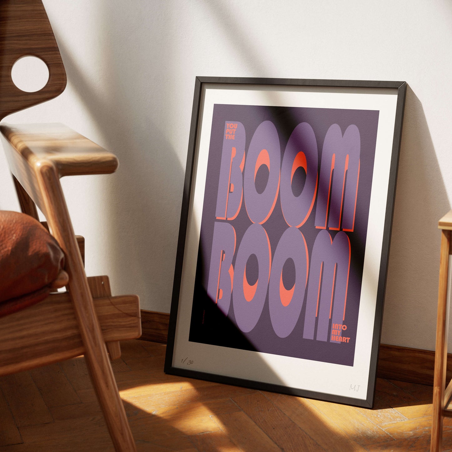 YOU PUT THE BOOM BOOM INTO MY HEART Limited Edition Print