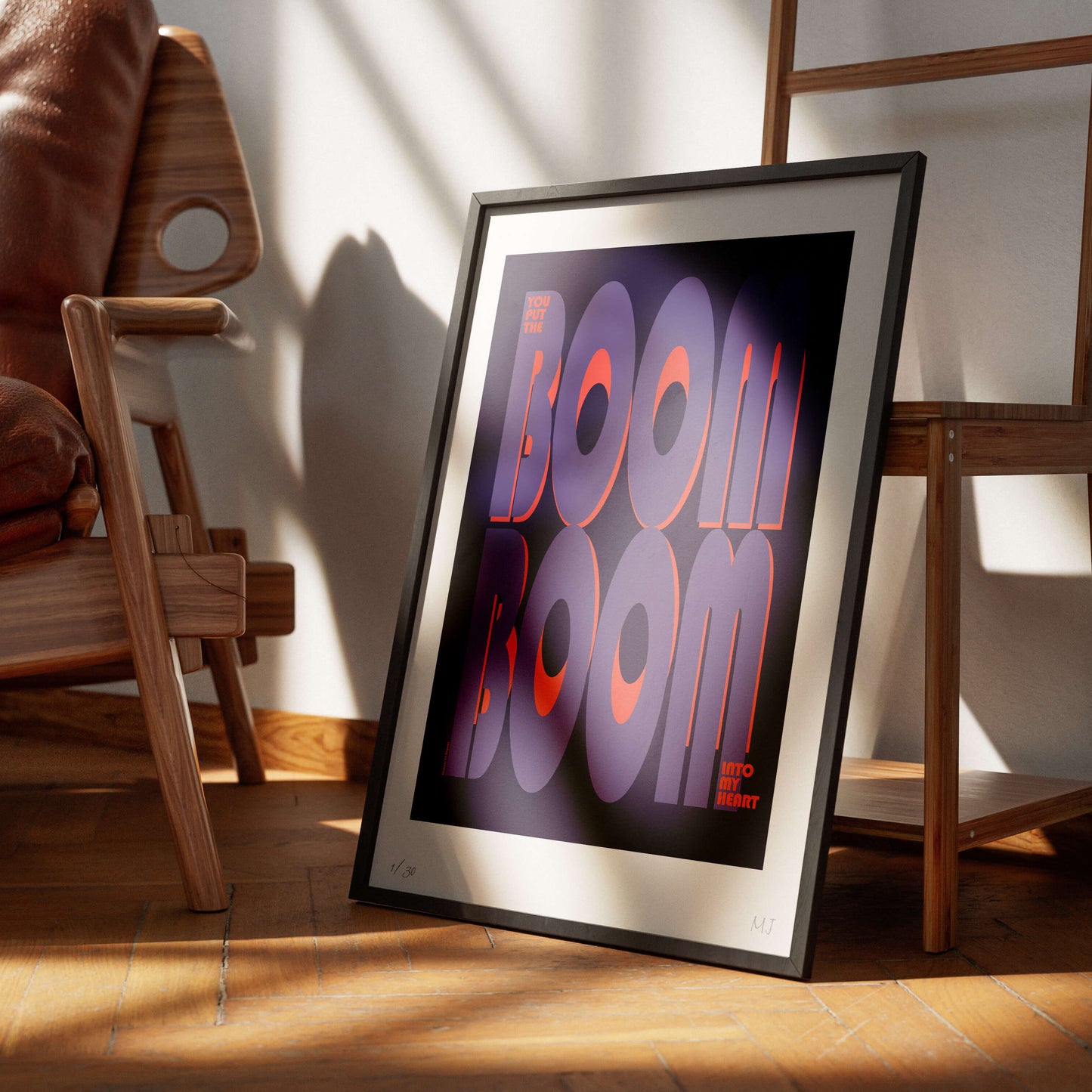 YOU PUT THE BOOM BOOM INTO MY HEART Limited Edition Print