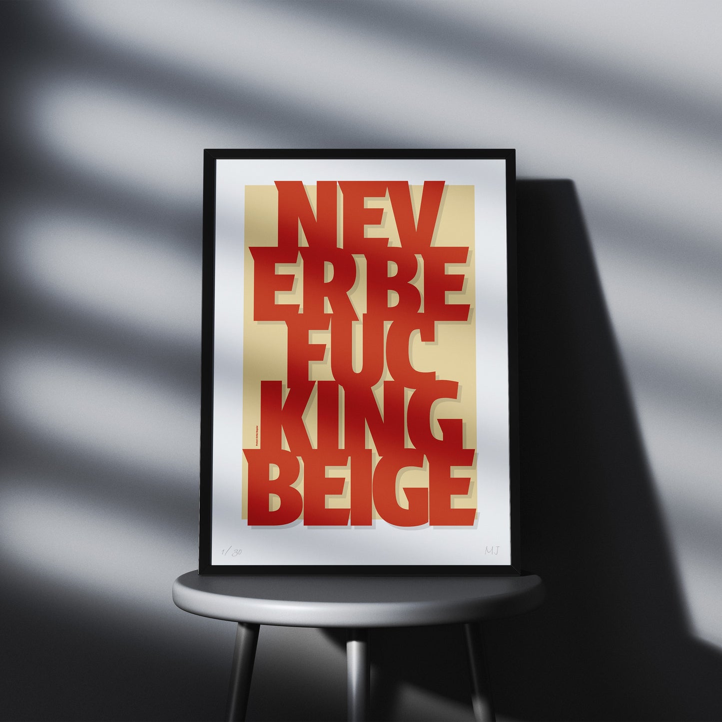 BEIGE Limited Edition Print