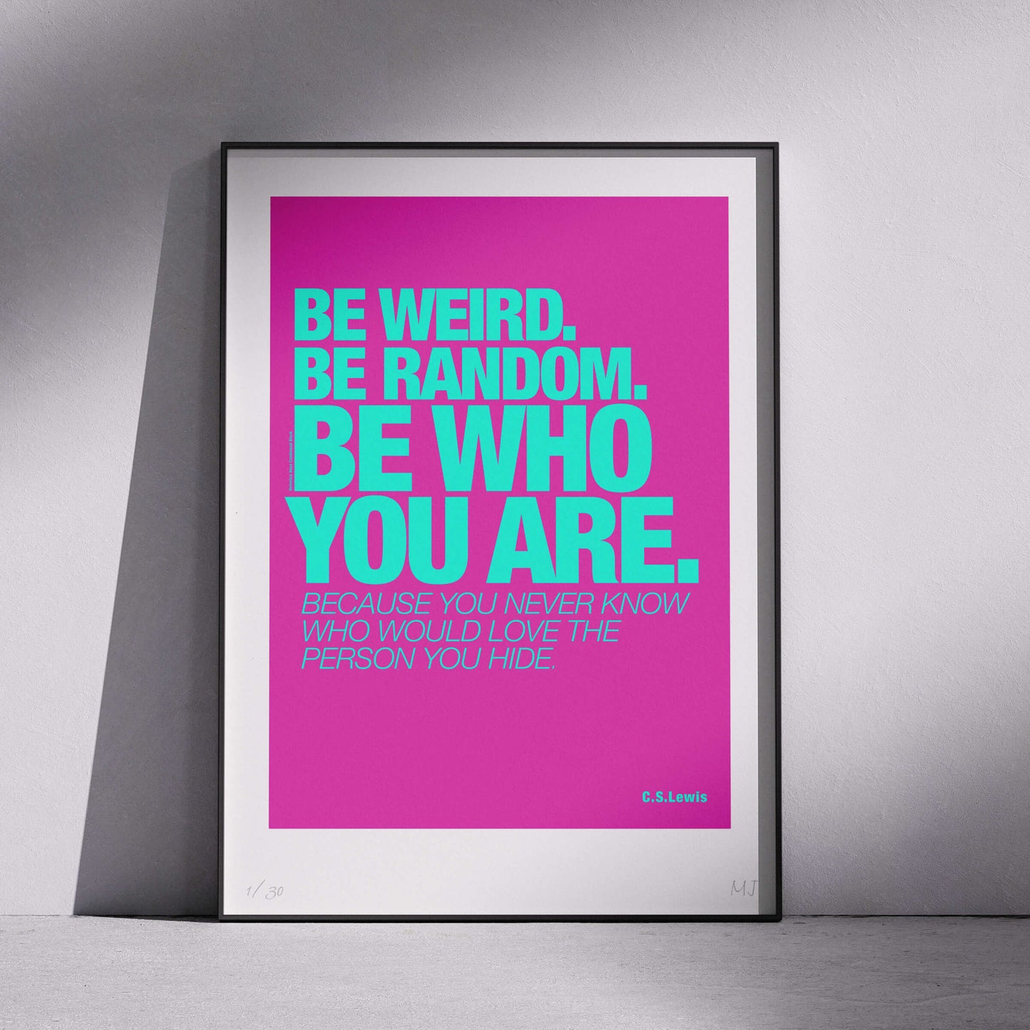 C.S.LEWIS Limited Edition Print