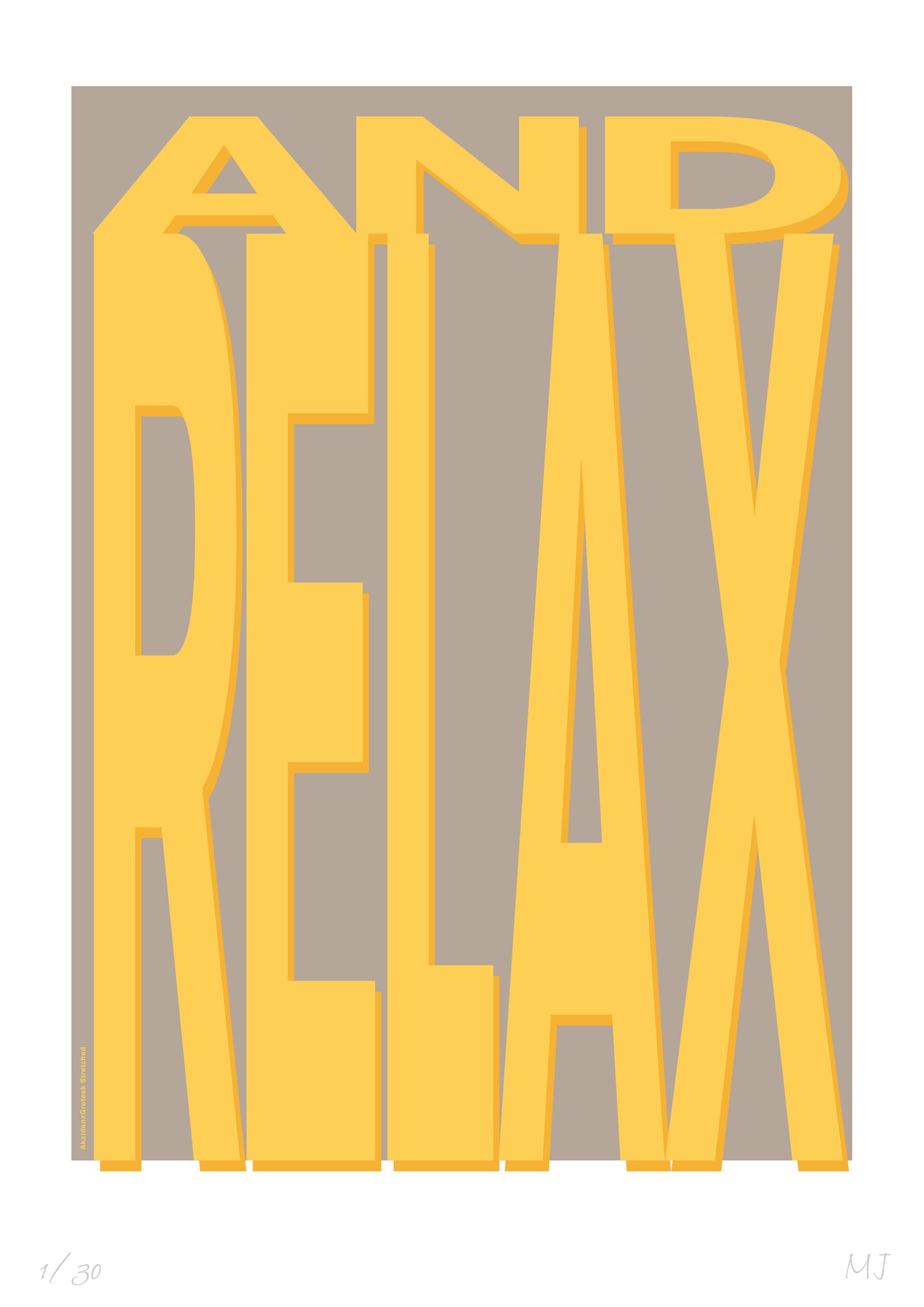 AND-RELAX Limited Edition Print