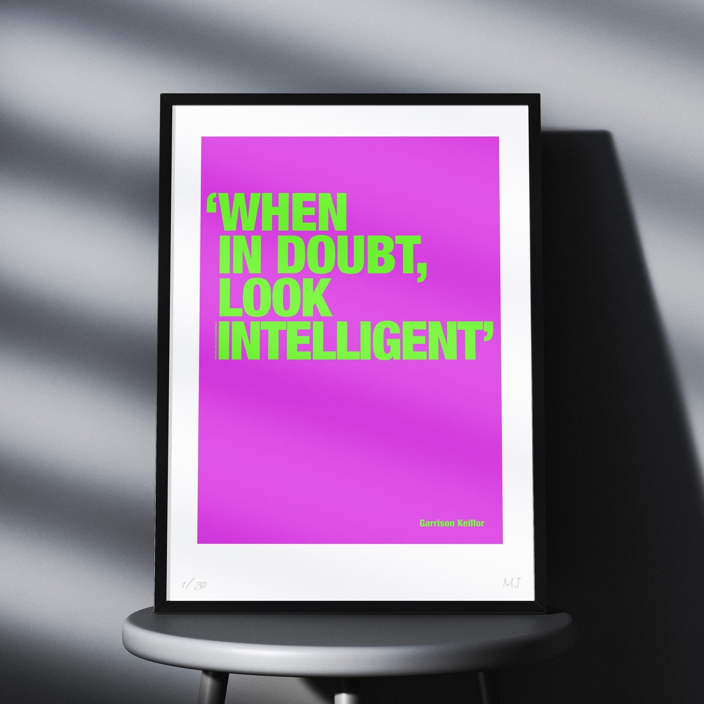 DOUBT Limited Edition Print