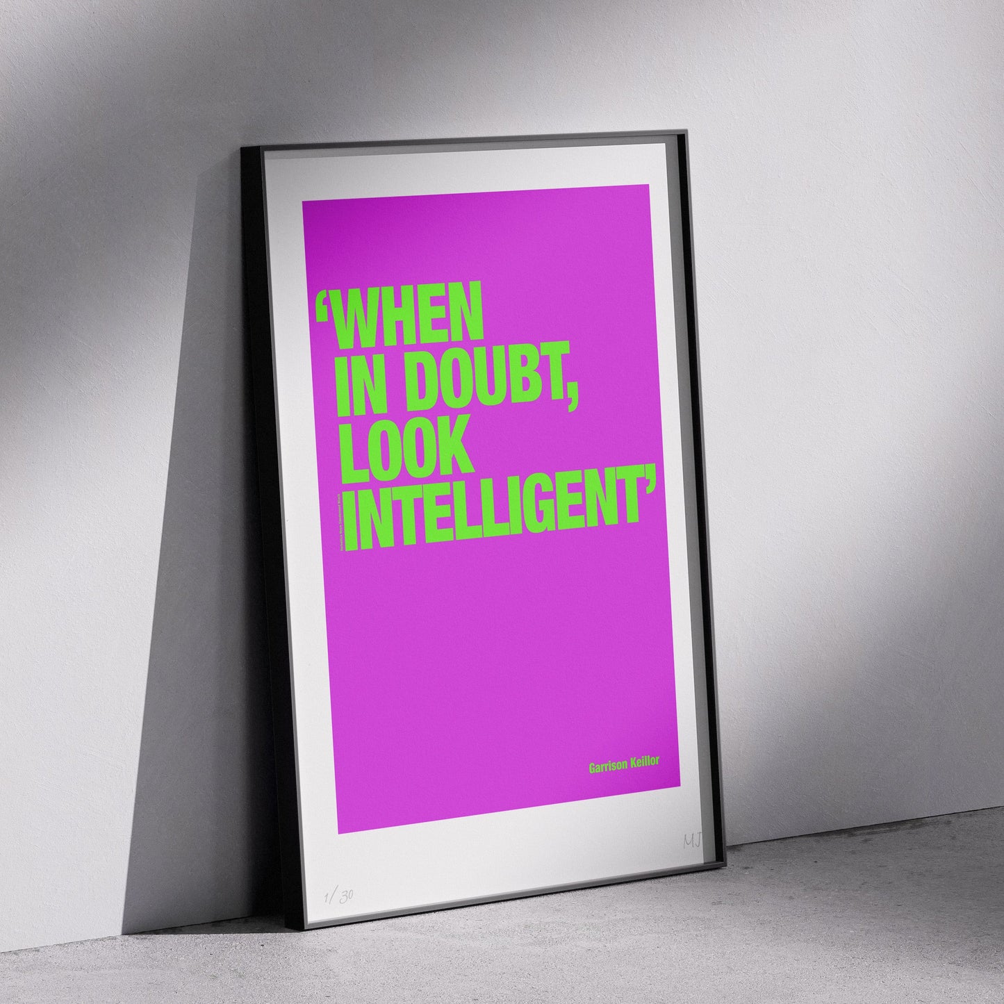 DOUBT Limited Edition Print