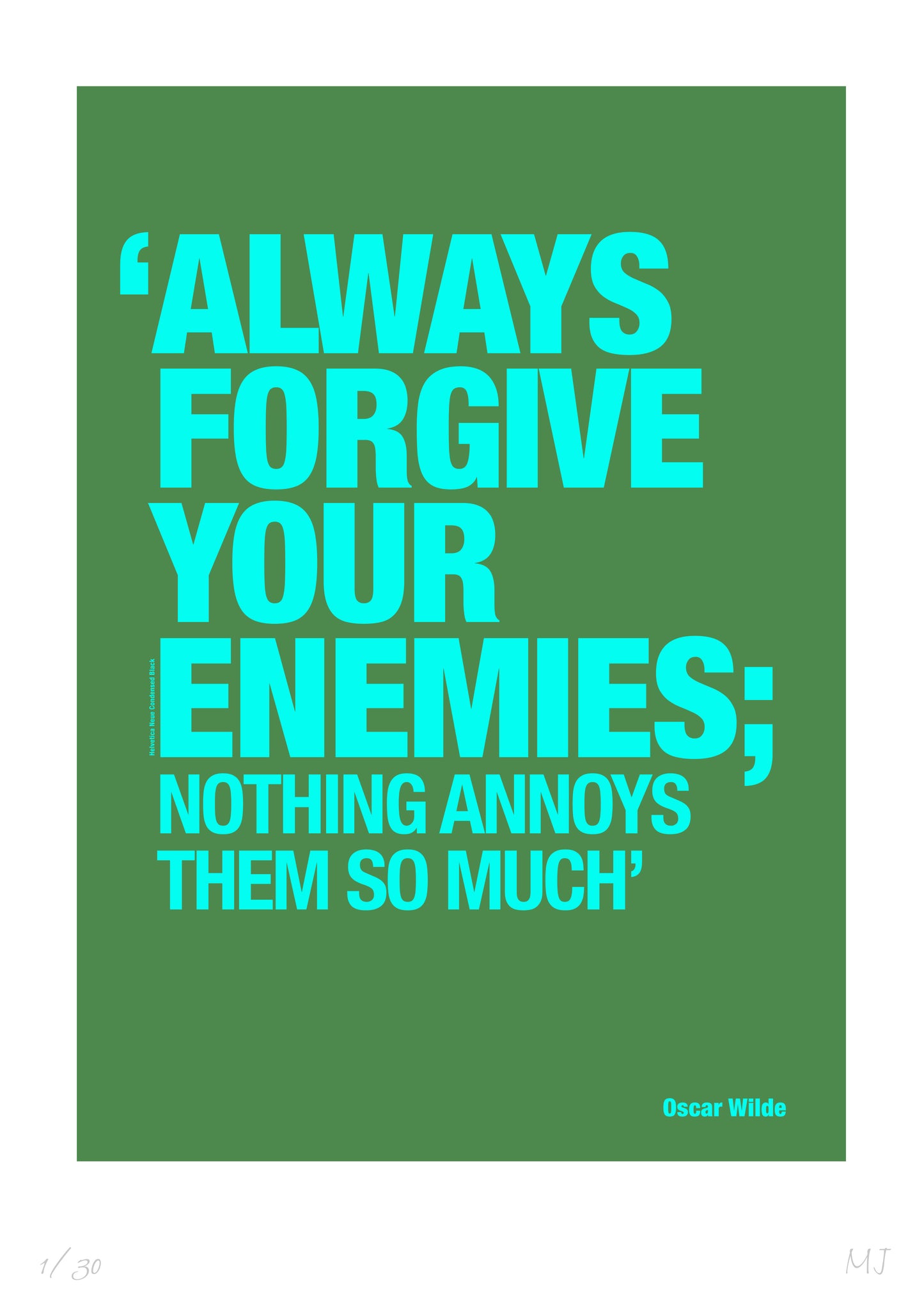 ENEMIES Limited Edition Print