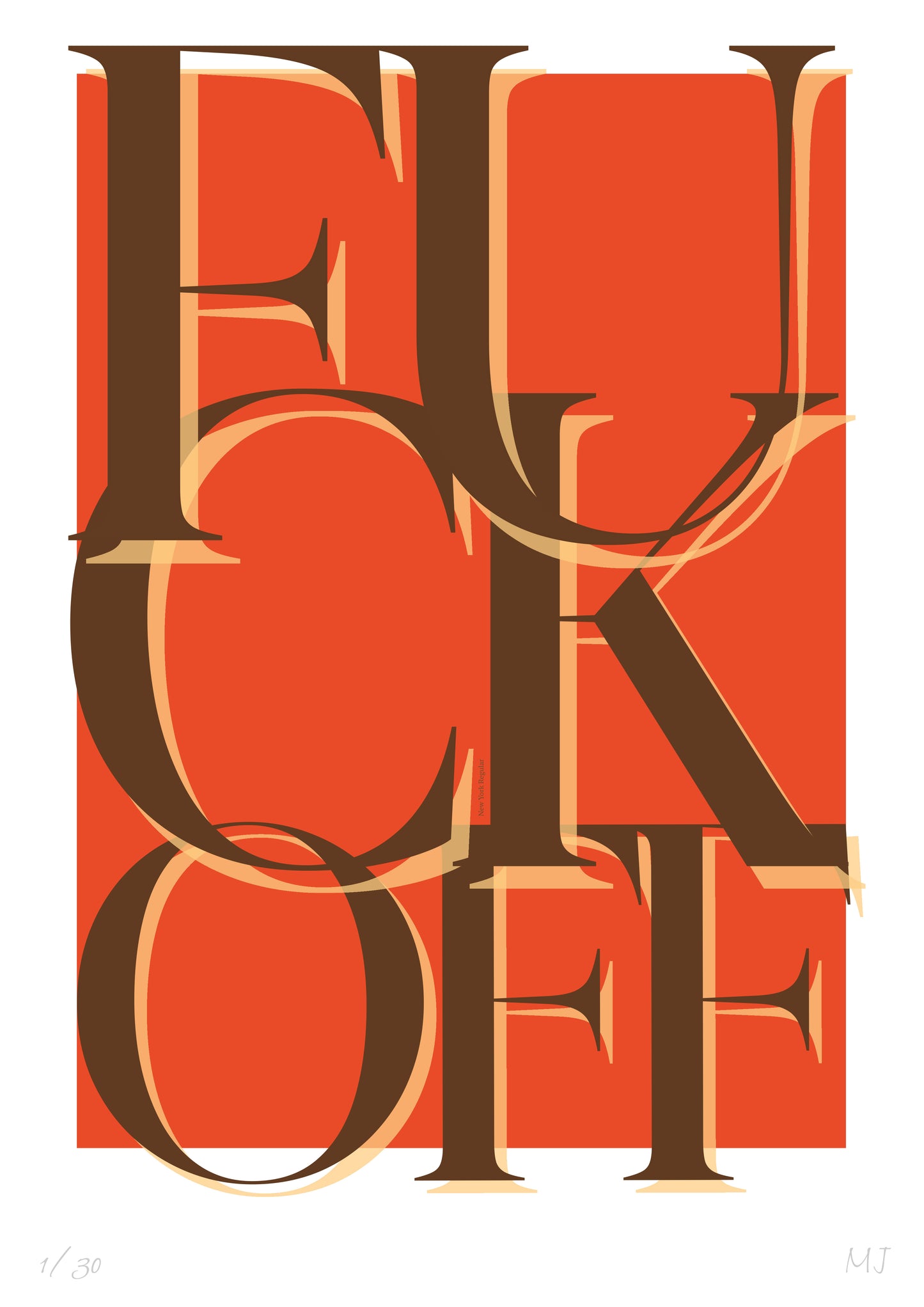 F-OFF Limited Edition Print