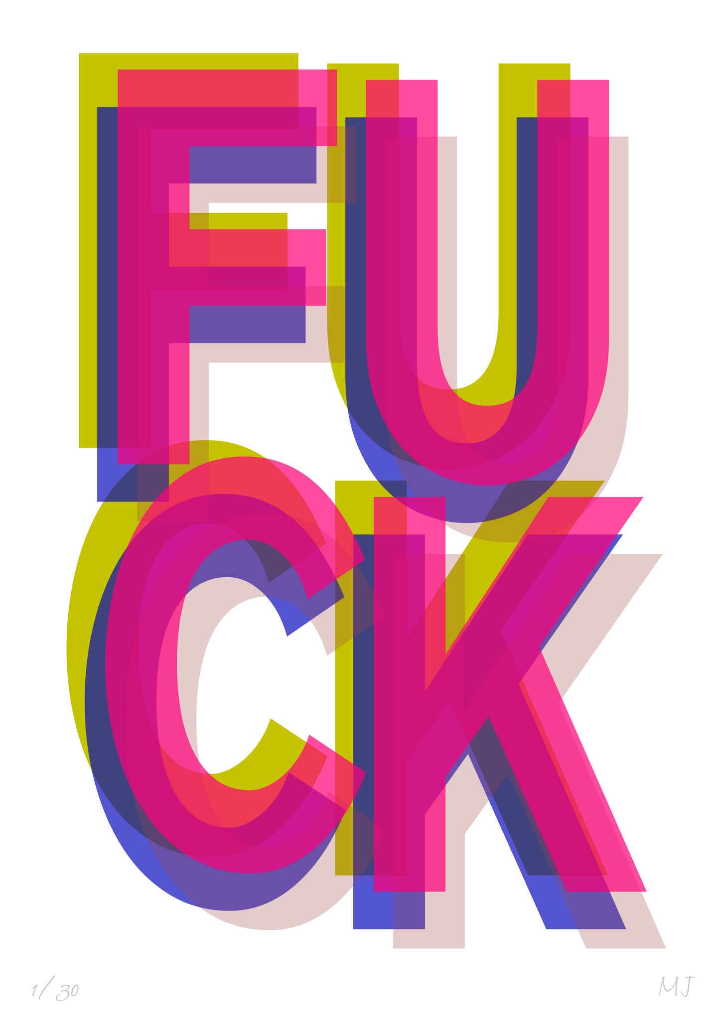 FU Limited Edition Print