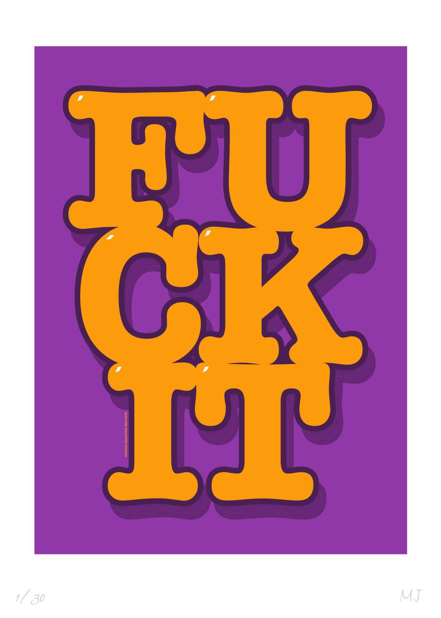 F'IT Limited Edition Print