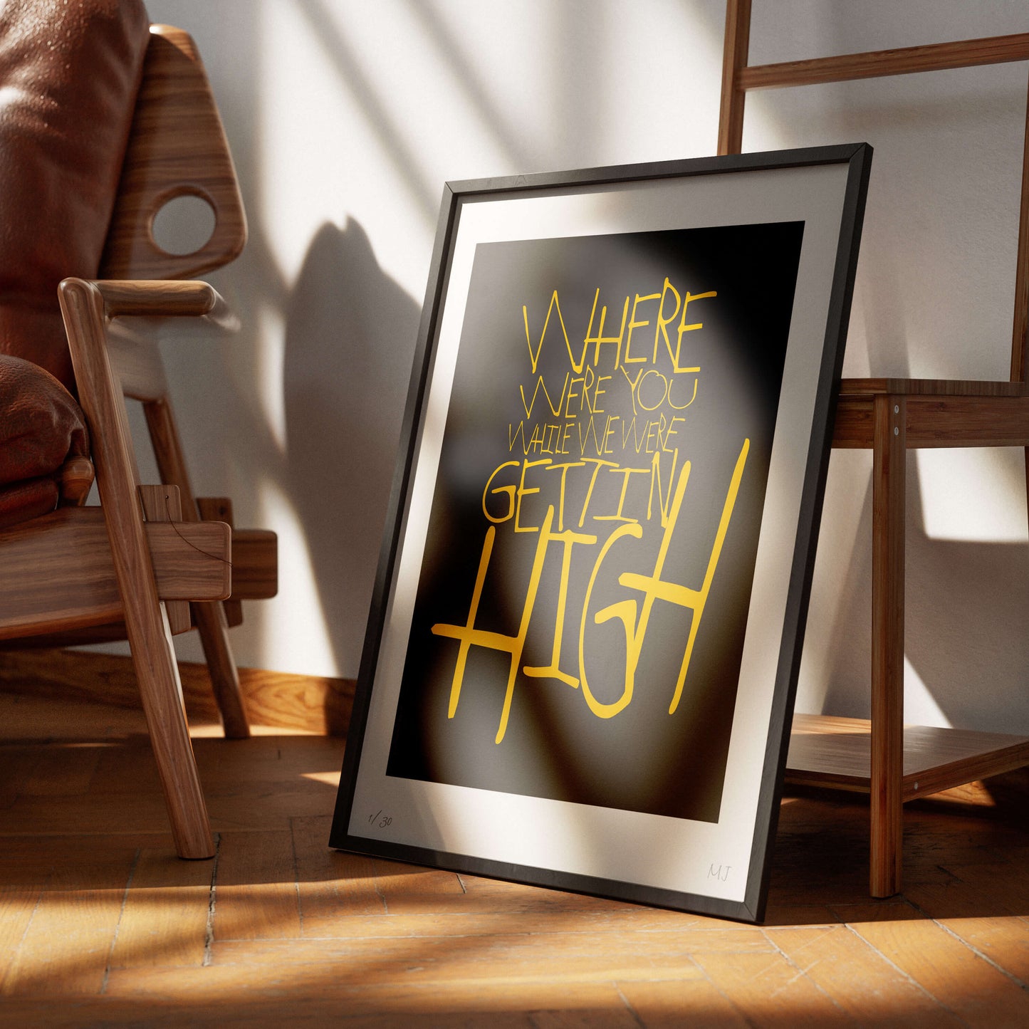 WHILE WE WERE GETTIN HIGH Limited Edition Print