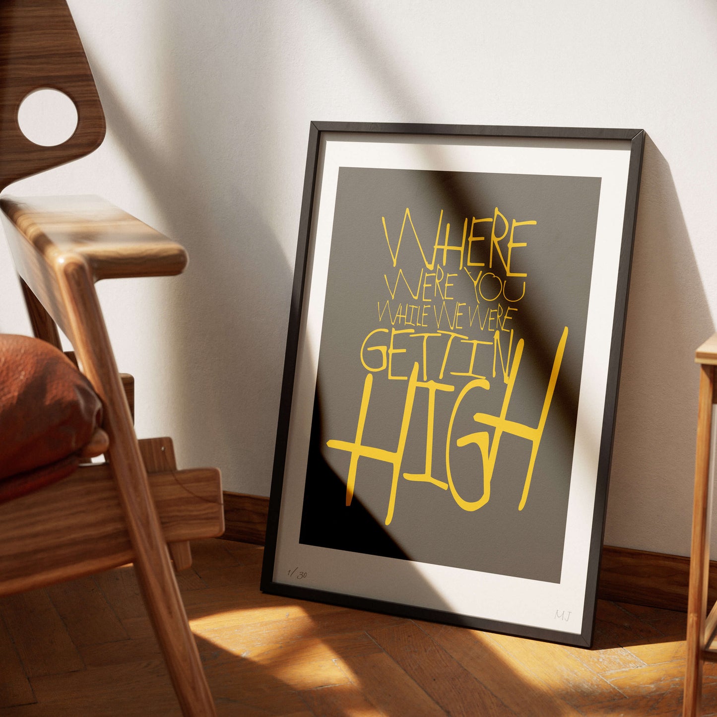 WHILE WE WERE GETTIN HIGH Limited Edition Print