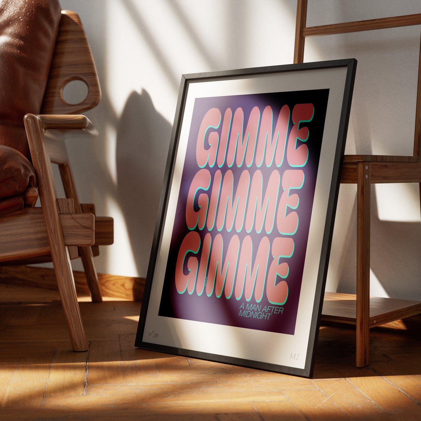GIMME A MAN AFTER MIDNIGHT Limited Edition Print
