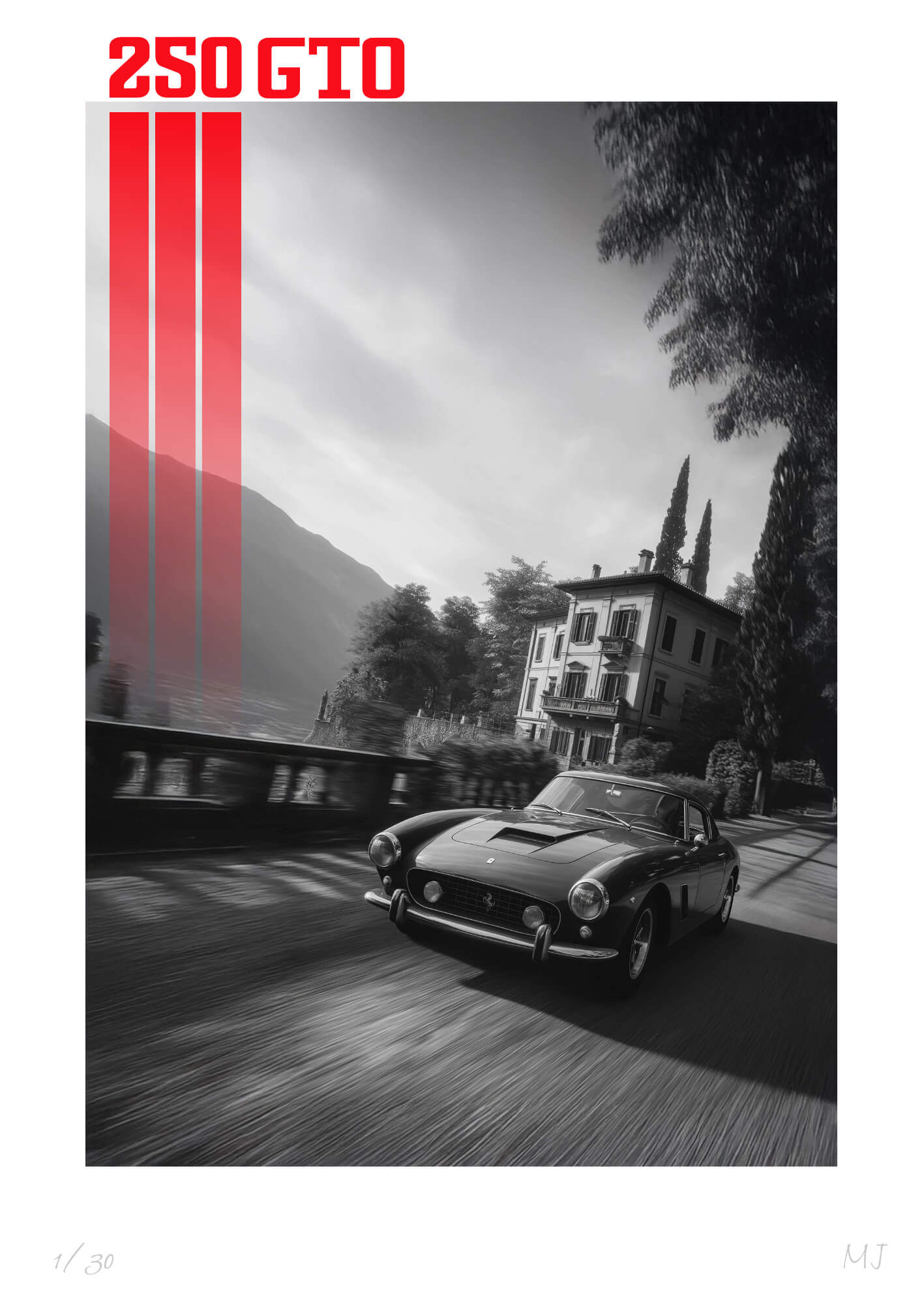 250 GTO Limited Edition Print