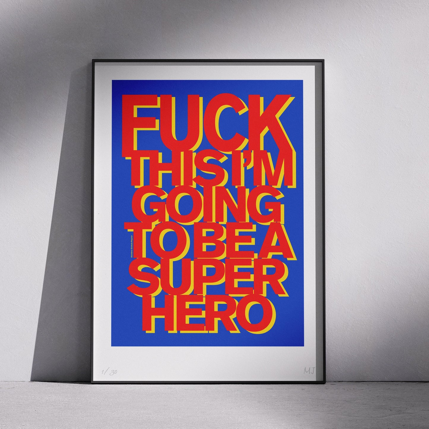 SUPERHERO Limited Edition Print