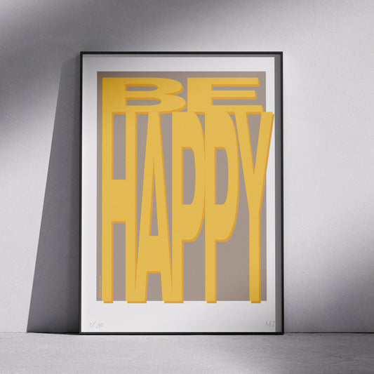 HAPPY Limited Edition Print