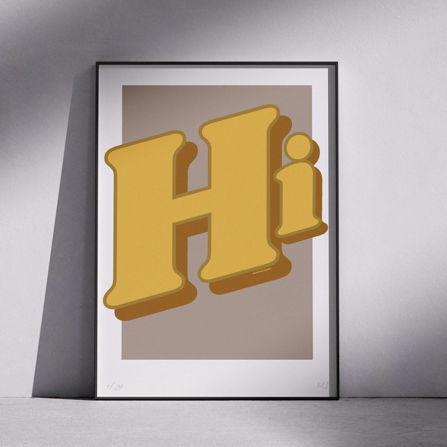 Hi Limited Edition Print