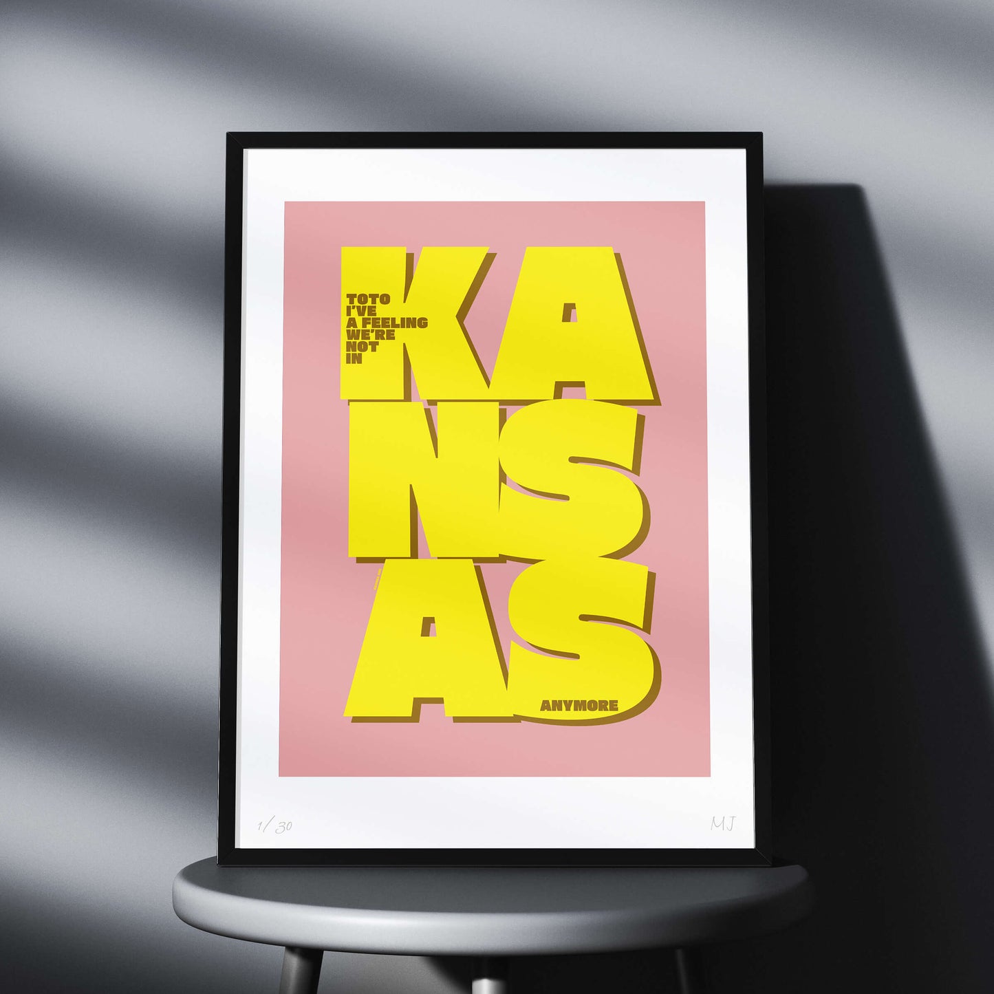 TOTO I'VE A FEELING WE'RE NOT IN KANSAS Limited Edition Print