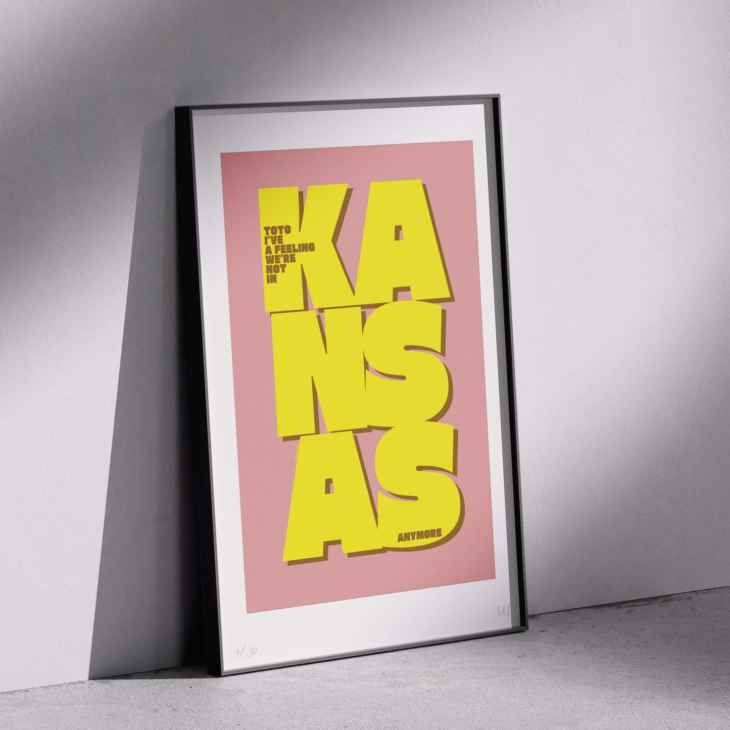 TOTO I'VE A FEELING WE'RE NOT IN KANSAS Limited Edition Print