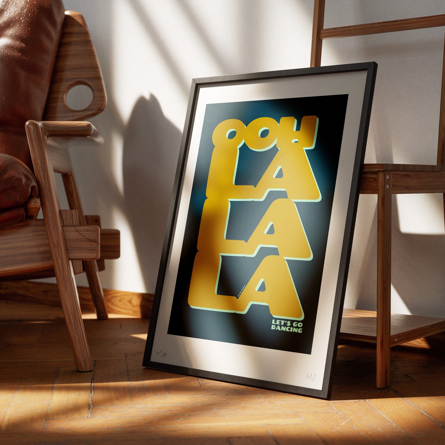 OHH LA LA LA LETS GO DANCING Limited Edition Print