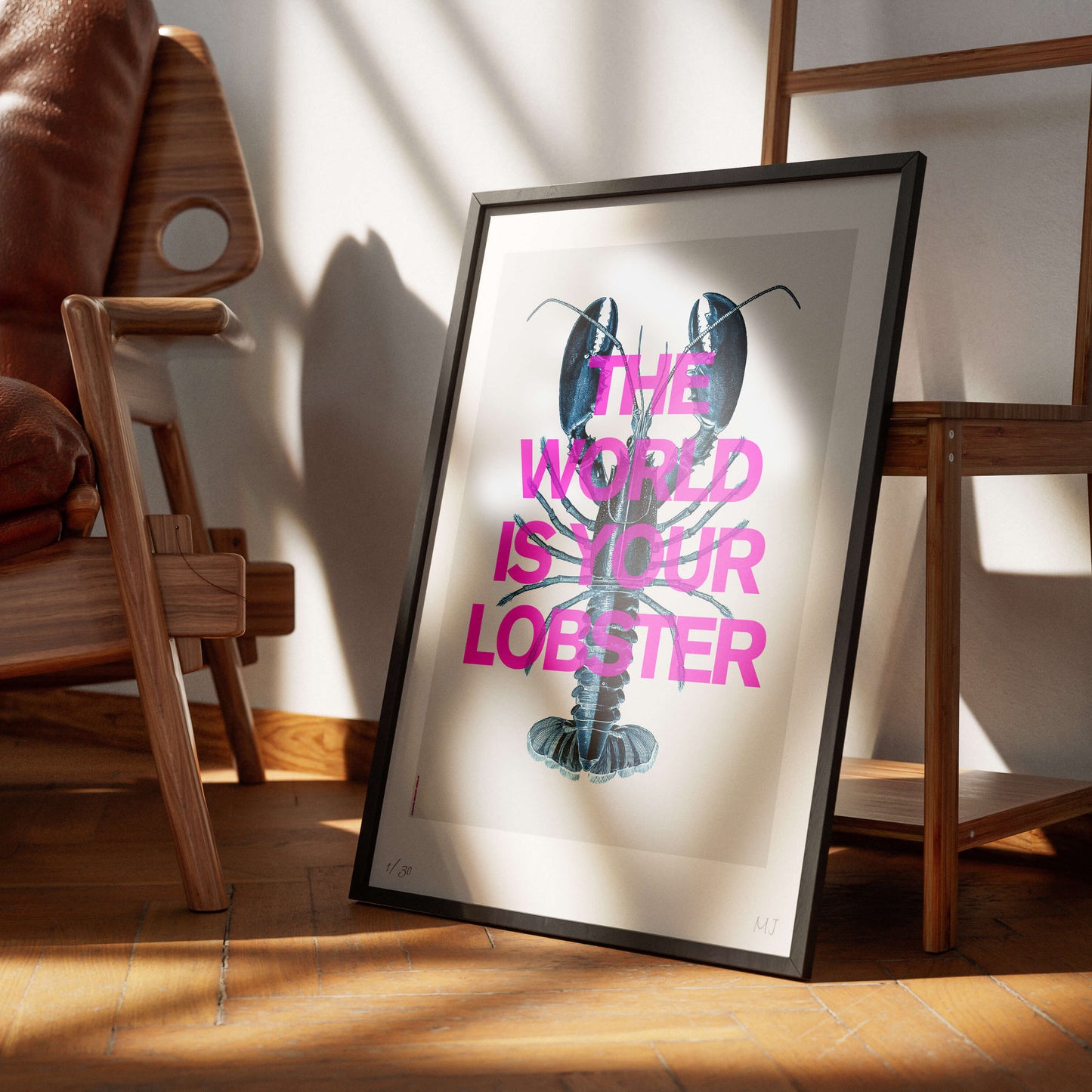 THE WORLD IS YOUR LOBSTER Limited Edition Print